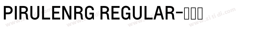 PIRULENRG REGULAR字体转换